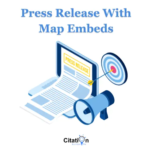 Press Release with Map Embeds image